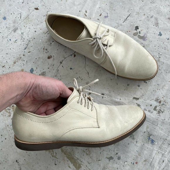 SEBAGO Beige Nubuck Norwich Oxford Shoes Men’s 11.5 - Picture 1 of 5